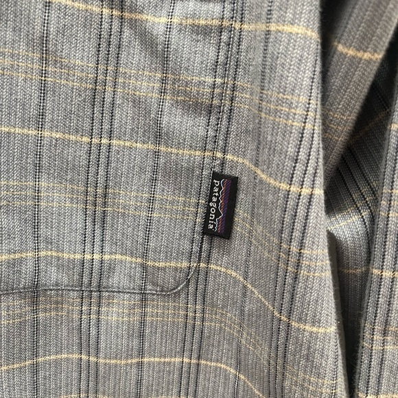 Vintage Patagonia Mens Organic Cotton Plaid Button Down Collared Long Sleeves - Picture 4 of 7